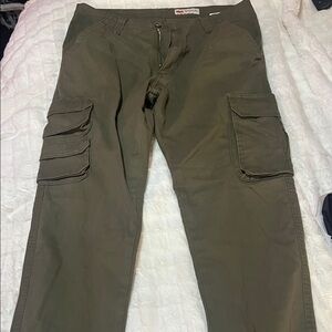 Wranglers Men's Olive Cargo Pants